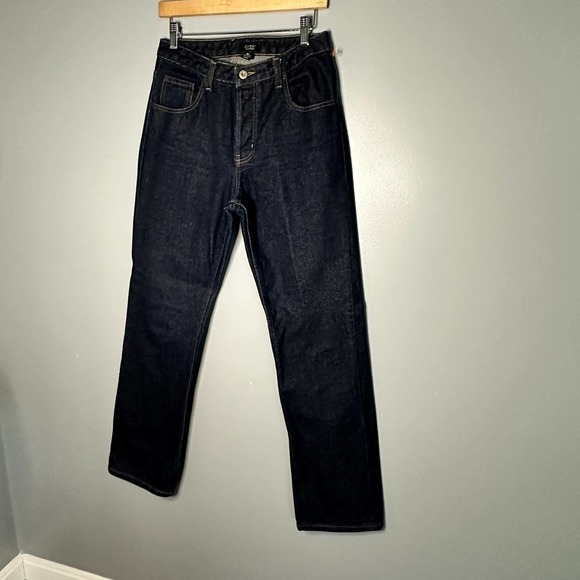 EXPERT by Evergreen Dark Wash Straight Leg Jeans Size 6L - Picture 3 of 6